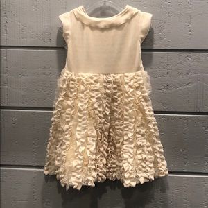 Dresses - New Lemon Loves Like Ivory Velour Tulle Dress Dresses - New Lemon Loves Like Ivory Velour Tulle Dress